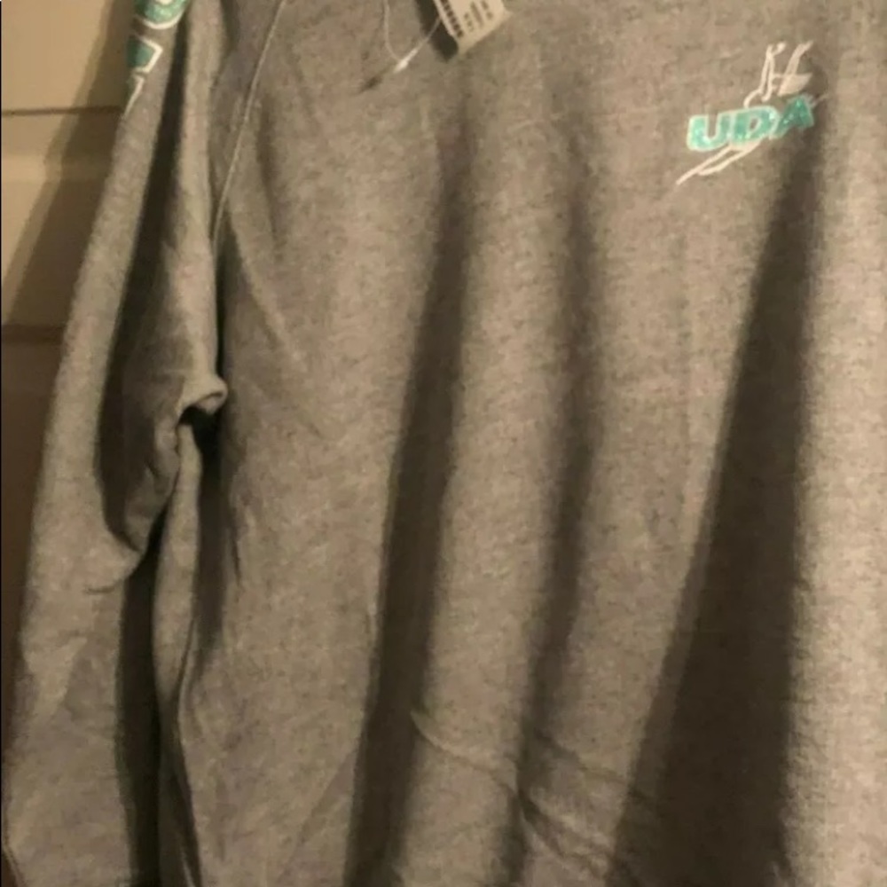 UDA Dance Sweatshirt Gray/blue sparkle Adult L